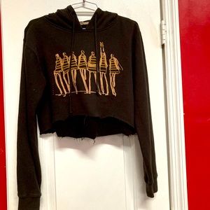 Junk food crop hoodie